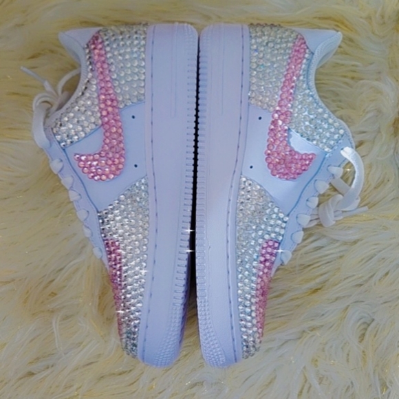 Bling Nike Air Force 1 Shoes Athletic Shoes